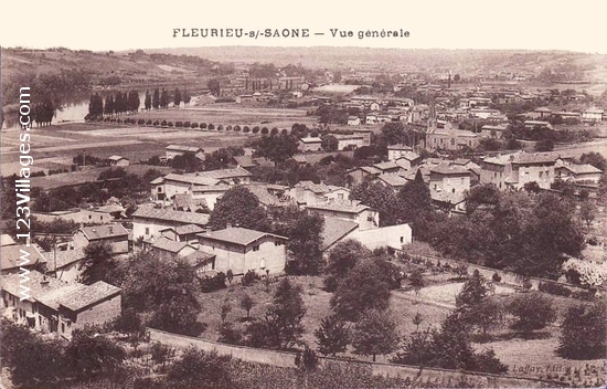 Carte postale de Fleurieu-sur-Saône