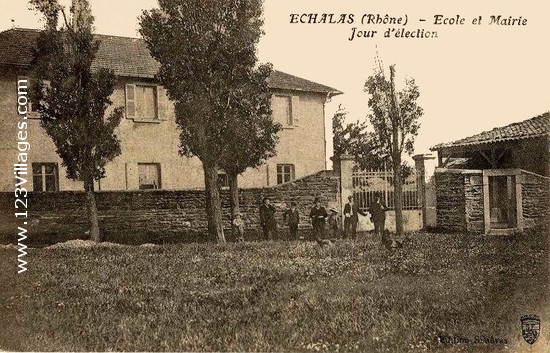 Carte postale de Échalas