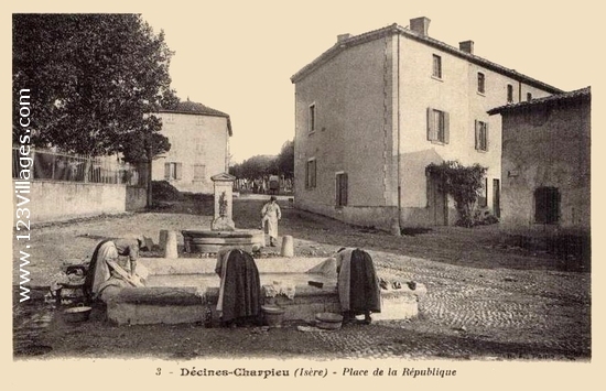 Carte postale de Décines-Charpieu