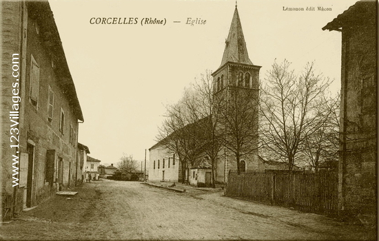 Carte postale de Corcelles-en-Beaujolais