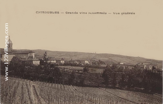 Carte postale de Chiroubles