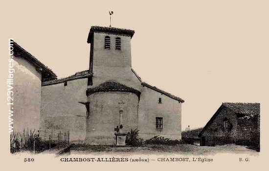 Carte postale de Chambost-Allières