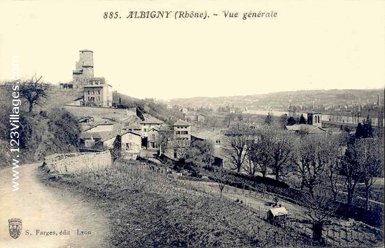 Carte postale de Albigny-sur-Saône