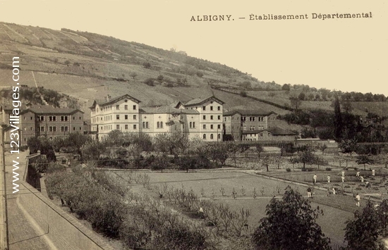 Carte postale de Albigny-sur-Saône