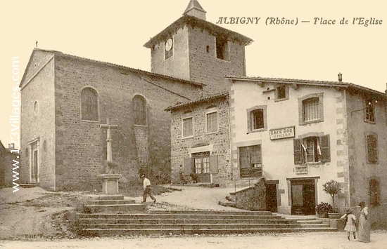 Carte postale de Albigny-sur-Saône