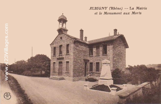 Carte postale de Albigny-sur-Saône
