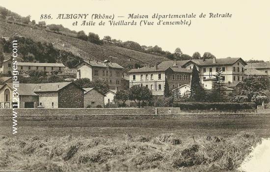 Carte postale de Albigny-sur-Saône