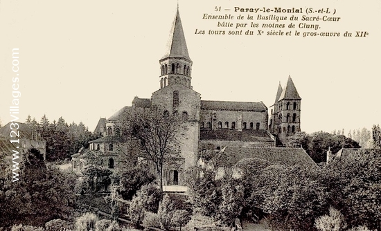 Carte postale de Paray-le-Monial