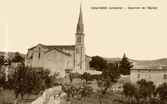 Carte postale de Chauzon