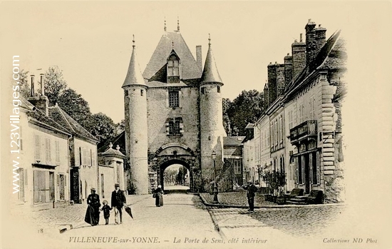 Carte postale de Villeneuve-sur-Yonne