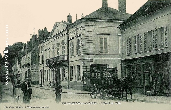 Carte postale de Villeneuve-sur-Yonne