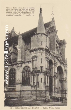 Carte postale de Villeneuve-sur-Yonne