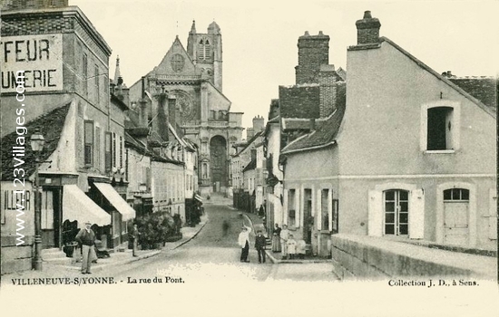 Carte postale de Villeneuve-sur-Yonne