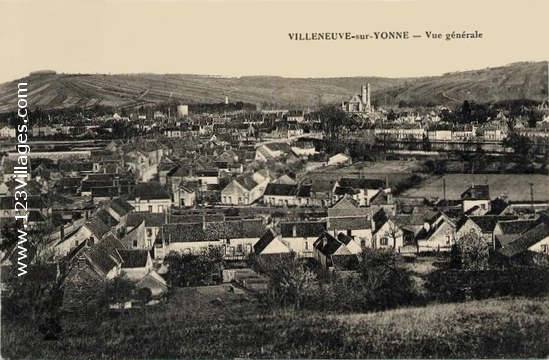 Carte postale de Villeneuve-sur-Yonne