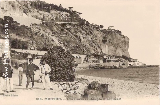 Carte postale de Menton