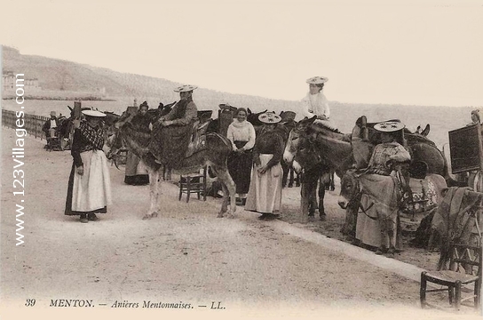 Carte postale de Menton