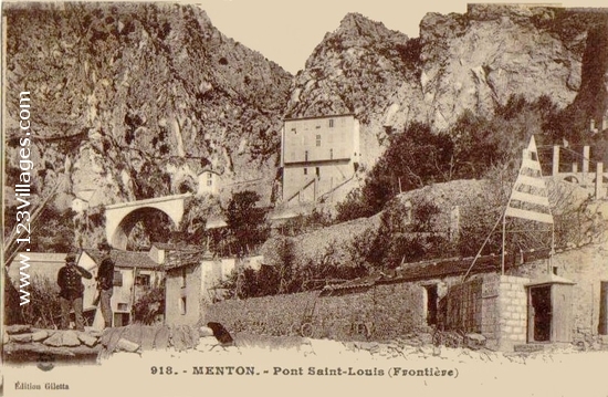 Carte postale de Menton