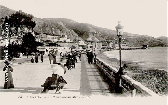 Carte postale de Menton