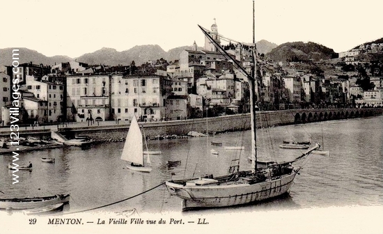 Carte postale de Menton