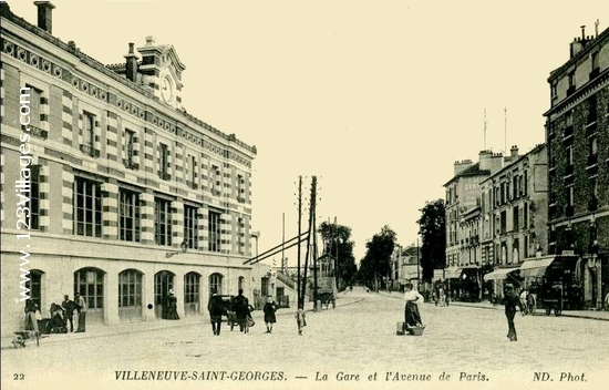 Carte postale de Villeneuve-Saint-Georges