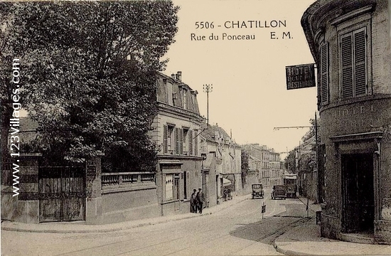 Carte postale de Châtillon