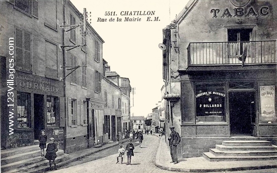 Carte postale de Châtillon