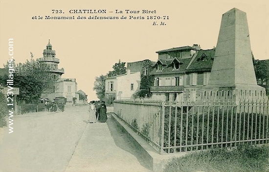 Carte postale de Châtillon