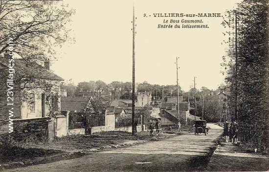 Carte postale de Villiers-sur-Marne