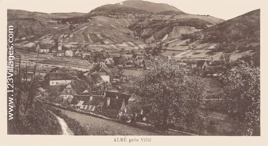 Carte postale de Albé