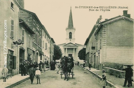 Carte postale de Saint-Etienne-des-Oullières