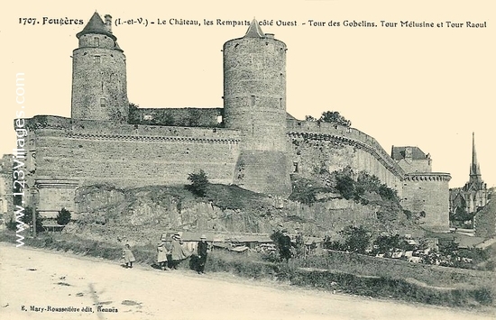 Carte postale de Fougères