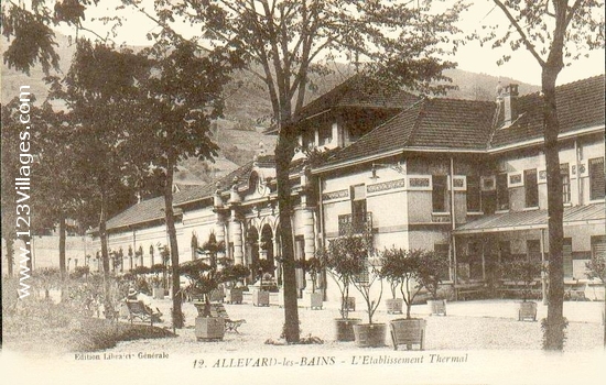 Carte postale de Allevard