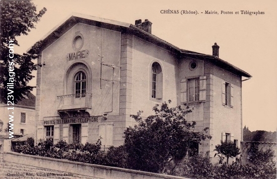 Carte postale de Chénas