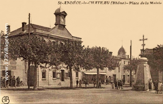 Carte postale de Saint-Andéol-le-Château