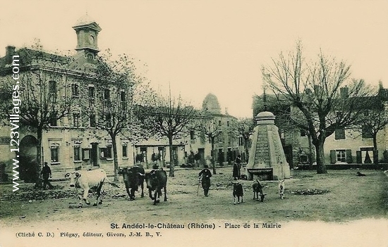 Carte postale de Saint-Andéol-le-Château