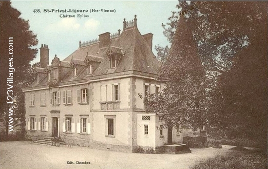 Carte postale de Saint-Priest-Ligoure