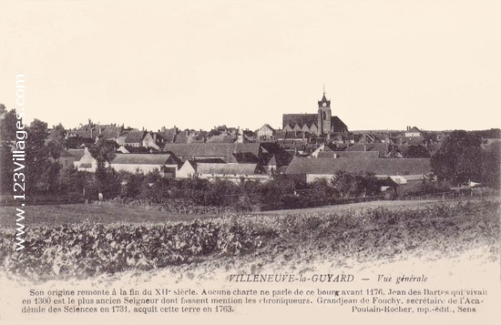 Carte postale de Villeneuve-la-Guyard