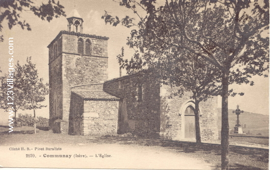 Carte postale de Communay