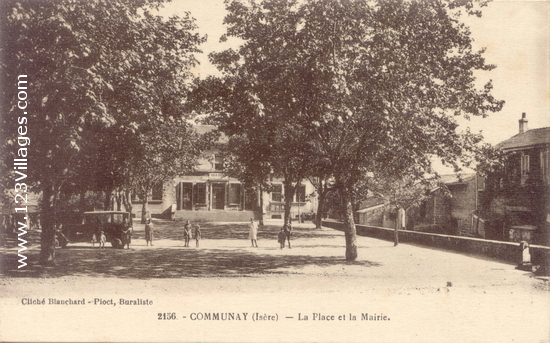 Carte postale de Communay