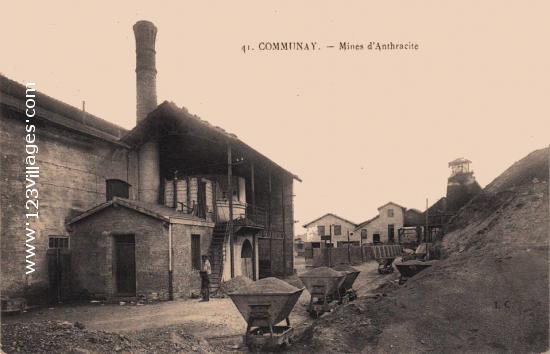 Carte postale de Communay