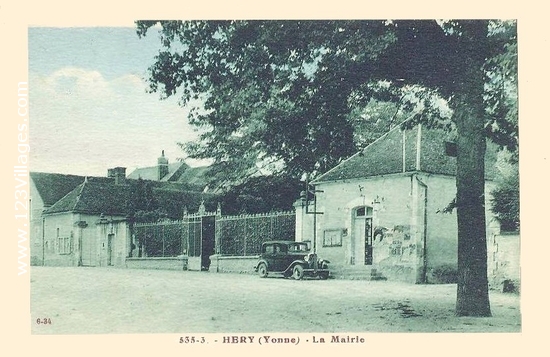 Carte postale de Héry