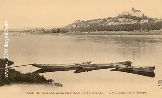 Carte postale de Rochetaillée-sur-Saône