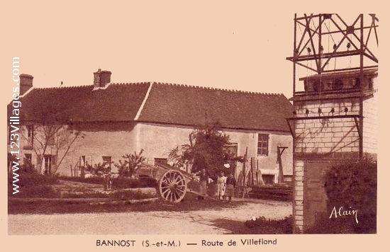 Carte postale de Bannost-Villegagnon