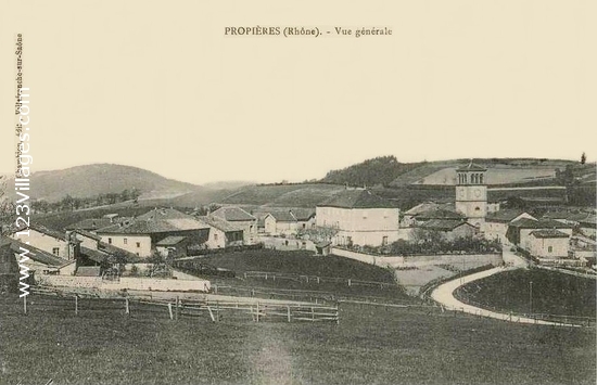 Carte postale de Propières