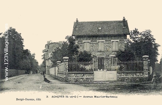 Carte postale de Achères