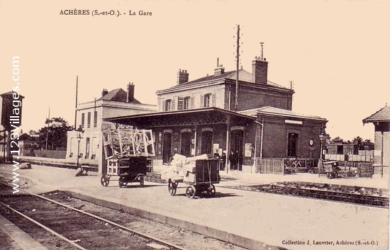 Carte postale de Achères