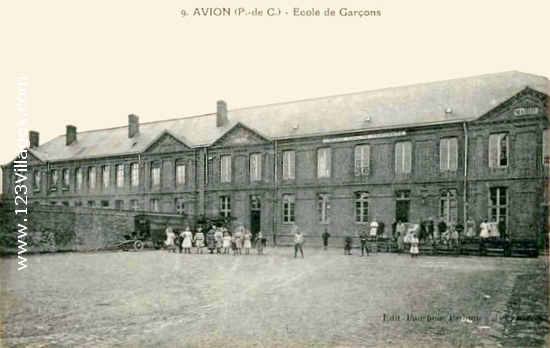 Carte postale de Avion