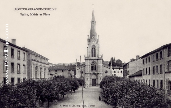 Carte postale de Pontcharra-sur-Turdine