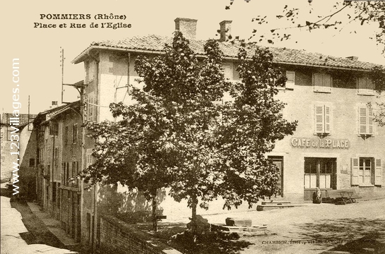 Carte postale de Pommiers