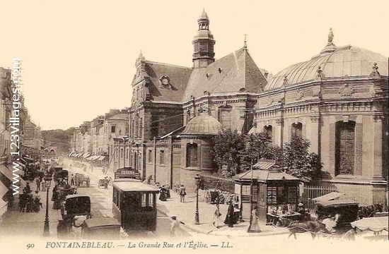 Carte postale de Fontainebleau